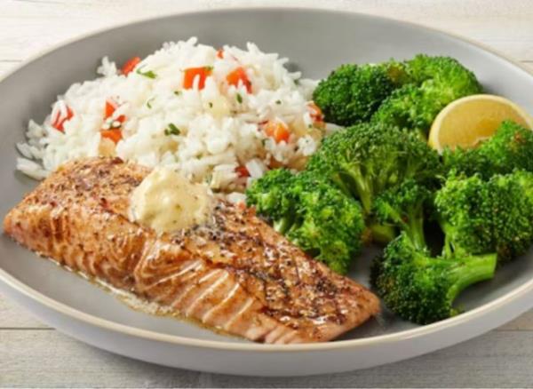 TGI Fridays Simply Grilled Salmon