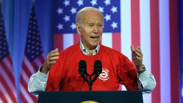 President Biden speaks to United Auto Workers