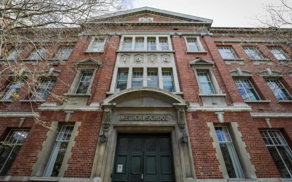 Red Lecture theatre building