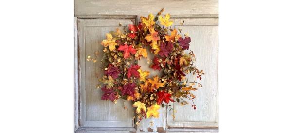 Fall Wreath on door