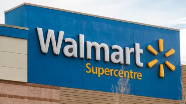 A Walmart sign in front of a store