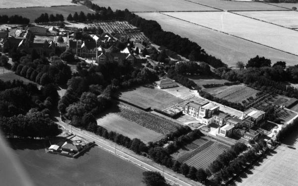 Marylands School is on the left of this image with the orphanage on the right.