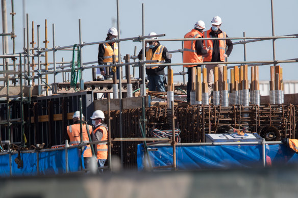 The building sector is pushing for co<em></em>nstruction workers to be fast-tracked through visa applications to deal with the soaring demand for homes.