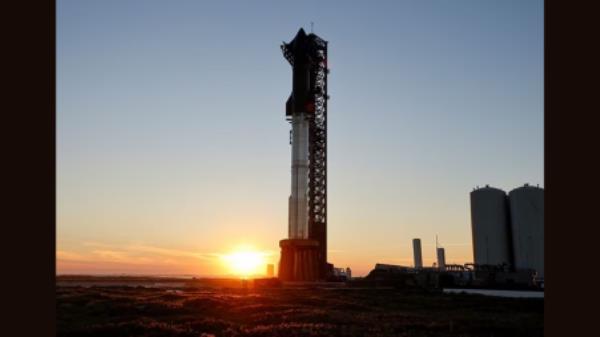 SpaceX's next-generation Starship spacecraft atop its powerful Super Heavy rocket is prepared for launch from the company's Boca Chica launchpad on an uncrewed test flight, near Brownsville, Texas, U.S. November 15, 2023. REUTERS File Photo