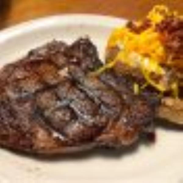 Bone-in ribeye at Texas Steakhouse