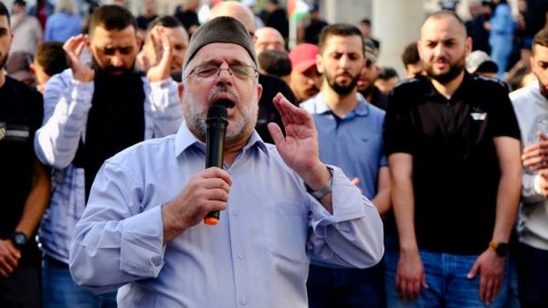 Ramallah protests for Ramsay eyewitness (Hassan Yousef)