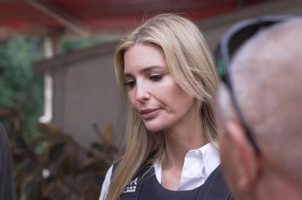 Ivanka began to cry after learning a<em></em>bout one resident's death at the hands of Hamas. 