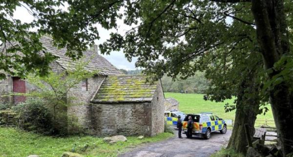 Dated: 30/09/2023 SECOND MAN ARRESTED AFTER ICo<em></em>nIC TREE WAS CHOPPED DOWN Police have arrested a second man after the UK?s most famous tree was chopped down. A full investigation was launched after the Sycamore Gap Tree next to Hadrian?s Wall, in Northumberland, Pictured Saturday aternoon Police Search Teams at Planky Mill Farm in Northumberland home of Walter Renwick a former lumberjack. See copy by North News