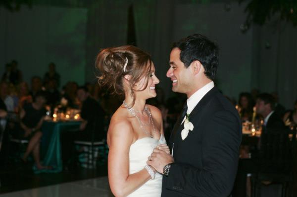 Jason and Molly Mesnick at their wedding 