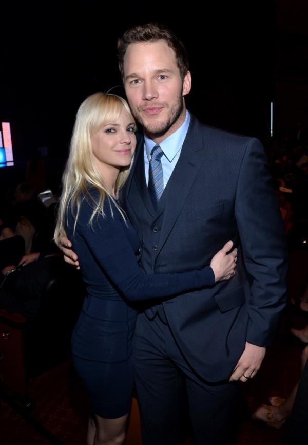 Chris Pratt and Anna Faris 