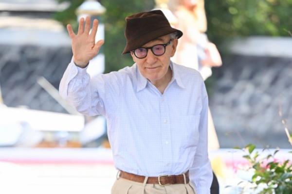 VENICE, ITALY - SEPTEMBER 03: Woody Allen is seen arriving at the 80th Venice Internatio<em></em>nal Film Festival 2023 on September 03, 2023 in Venice, Italy. (Photo by Stephane Cardinale - Corbis/Corbis via Getty Images)