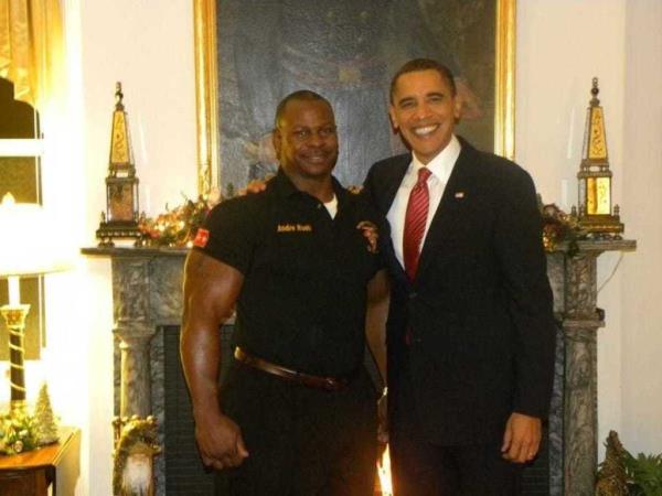 chef andre rush, barack obama