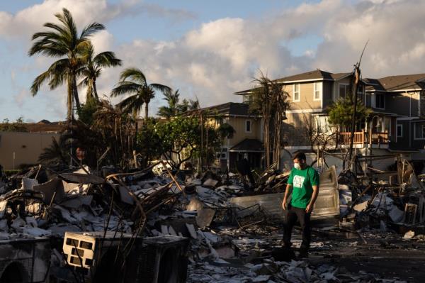 Another shot of the damage from Maui's fires last year.