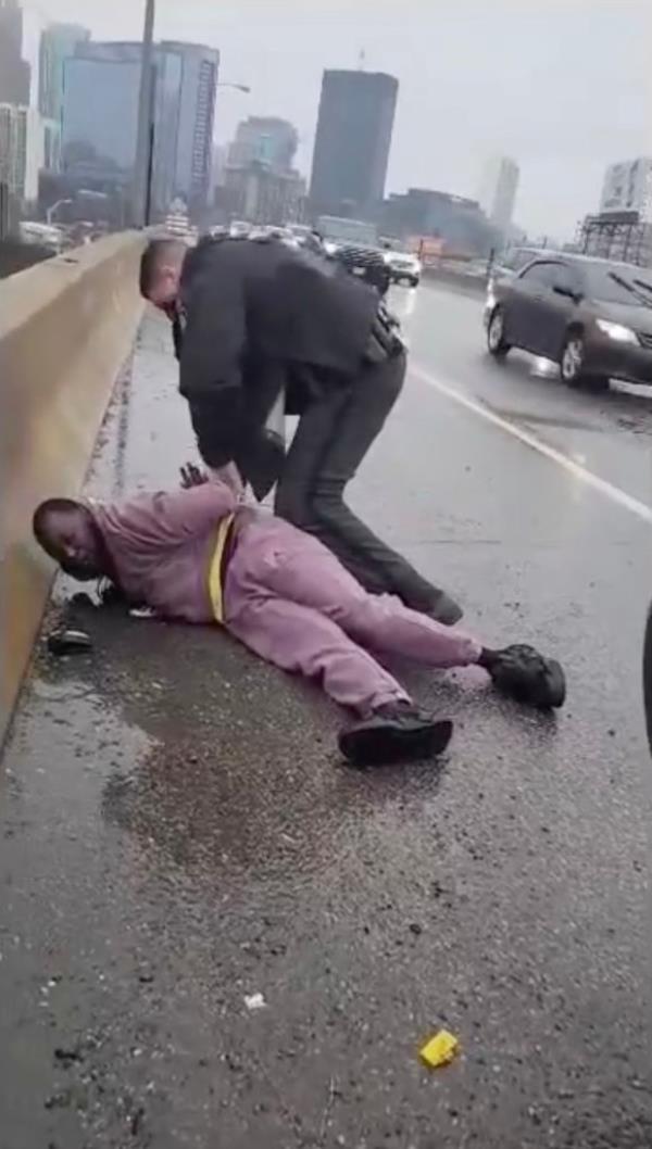 Arrest of Darius McLean.