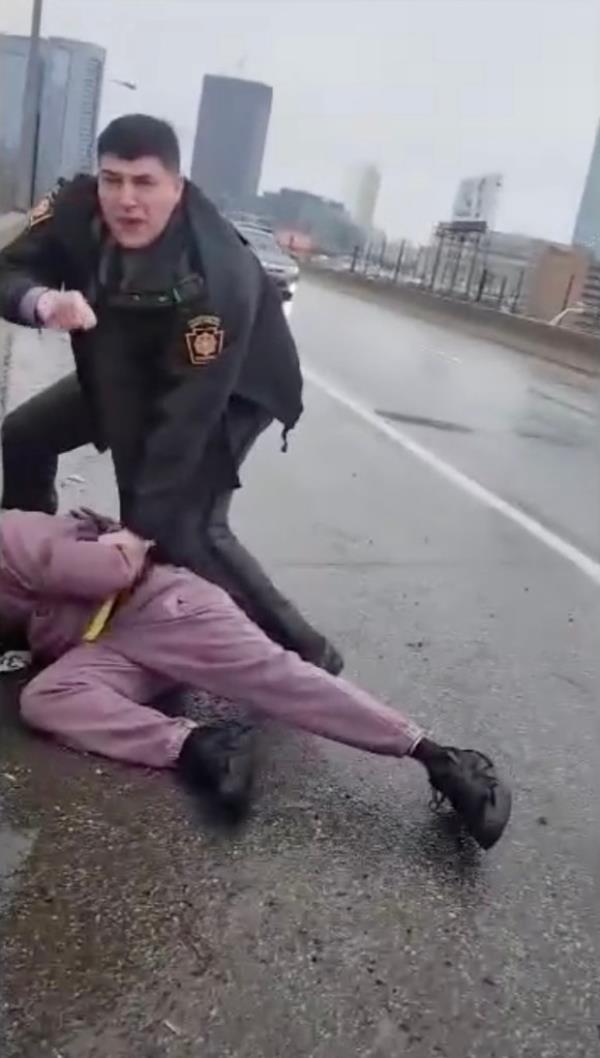 Arrest of Darius McLean in Philadelphia.