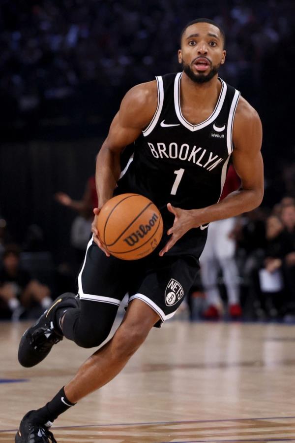 Brooklyn Nets' US Point Guard Mikal Bridges