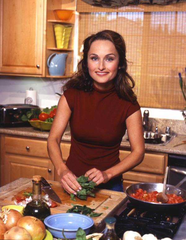 Giada De Laurentiis on Food Network. 