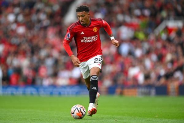 Manchester United player Jadon Sancho