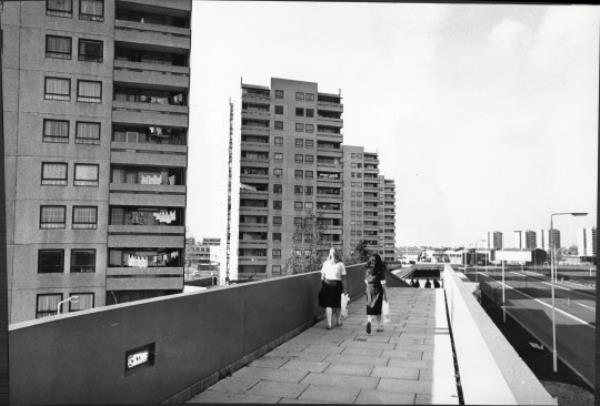 Thamesmead Housing Estate Lo<em></em>ndon 1975.