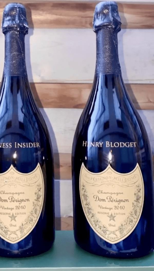 Portnoy etched a Dom Perignon Vintage 2010 with Blodget's name, as he does with all of his enemies. He said he has plans to pop the bottle to celebrate Blodget's ousting.