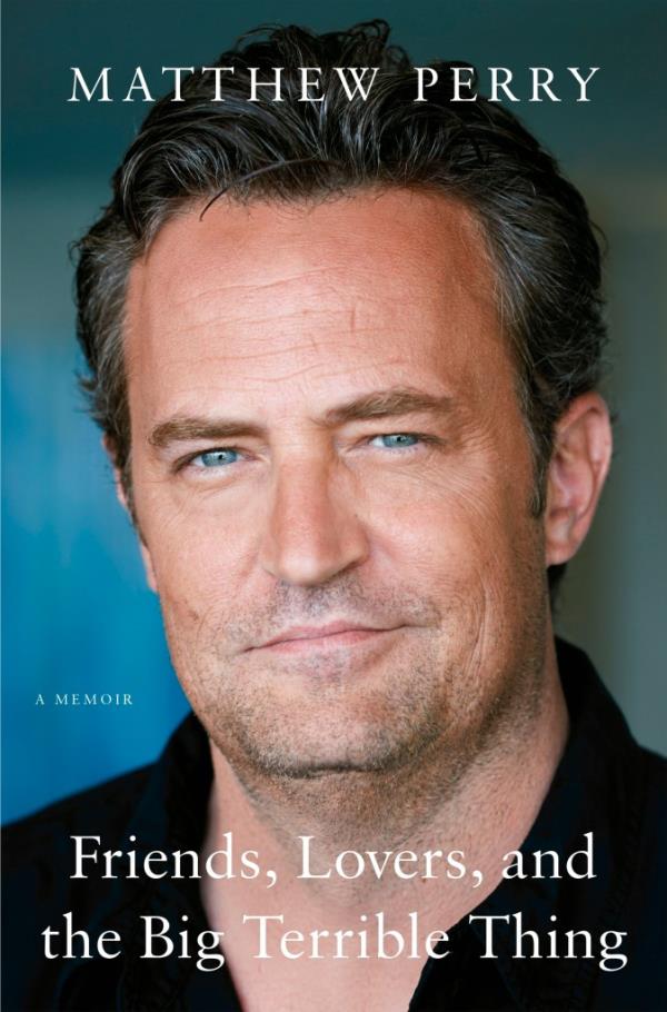 The cover of Matthew Perry's book. 