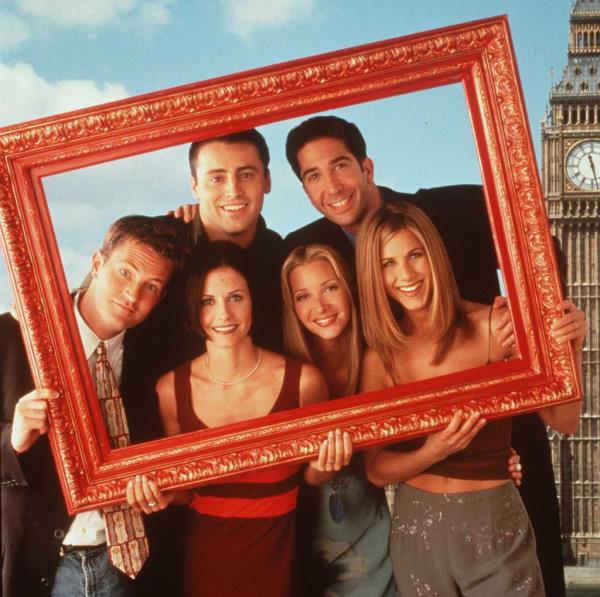 Matt LeBlanc, David Schwimmer, Jennifer Aniston, Lisa Kudrow and Courteney Cox, and Matthew Perry. 