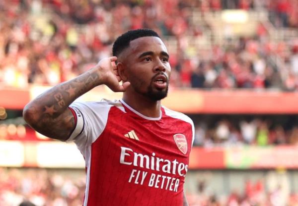 Arsenal striker Gabriel Jesus