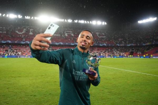 Arsenal forward Gabriel Jesus