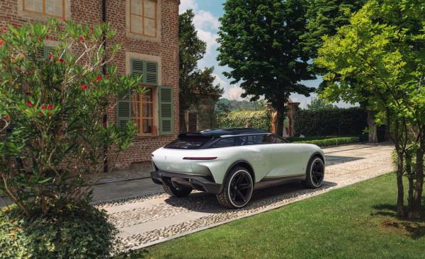 pininfarina pura vision rear three quarter view