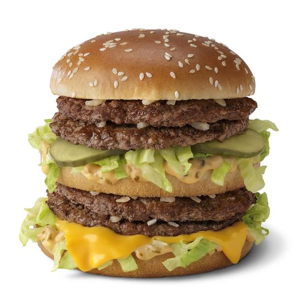 The new Double Big Mac coming to US stores in this mo<em></em>nth features 4 beef patties instead of 2.