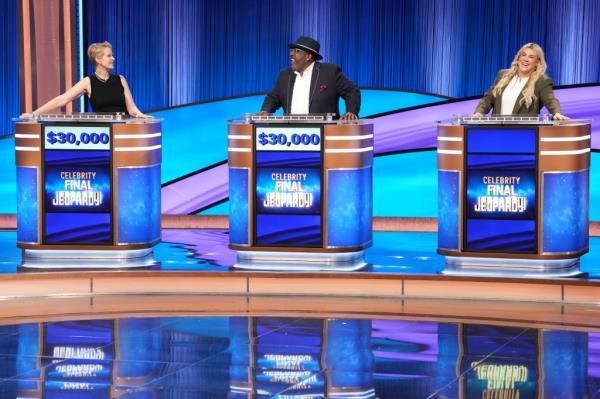 Cynthia Nixon, Cedric the Entertainer, and Heather McMahan on 