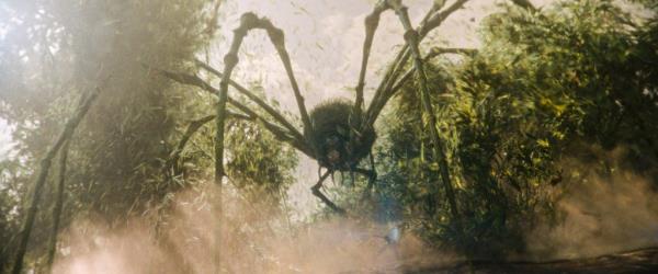 A giant spider monster. 