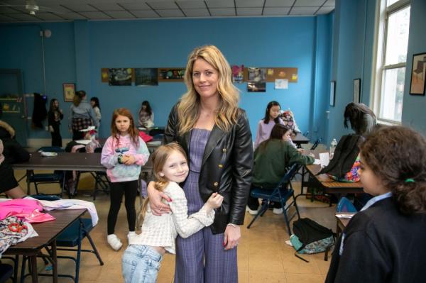 Designer and club founder Lauren Gabrielson and her daughter, Hoby Morse, 7 years-old.