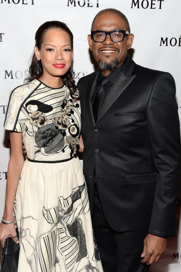 GOLETA, CA - JANUARY 05:  Actors Keisha Whitaker (L) and Forest Whitaker arrive at Moet & Chandon Celebrates the 8th Annual SBIFF Kirk Douglas Award For Excellence In Film Ho<em></em>noring Forest Whitaker at Bacara Resort on January 5, 2014 in Goleta, California.  (Photo by Michael Kovac/Getty Images for Moet & Chandon)