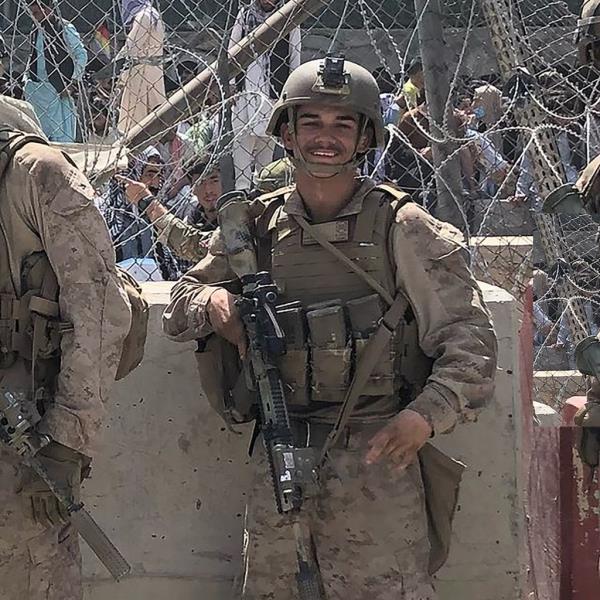 US Marine Kareem Nikoui, 20, was among the 12 US servicemembers killed in a terror attack outside the Kabul airport.