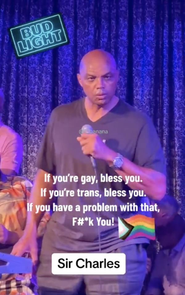 Charles Barkley unleashed a profanity-laced tirade at those boycotting Bud Light.