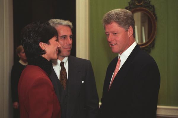 New photos of infamous sex offender Jeffrey Epstein and associate Ghislaine Maxwell at the Clinton White House