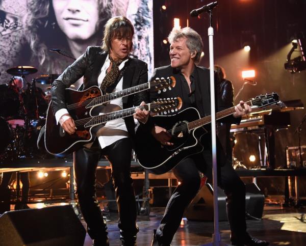 Richie Sambora and Jon Bon Jovi 