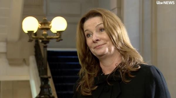 Education secretary Gillian Keegan speaking to ITV this morning (Picture: ITV News)